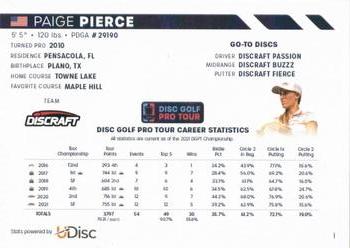 2022 Disc Golf Pro Tour #1 Paige Pierce Back